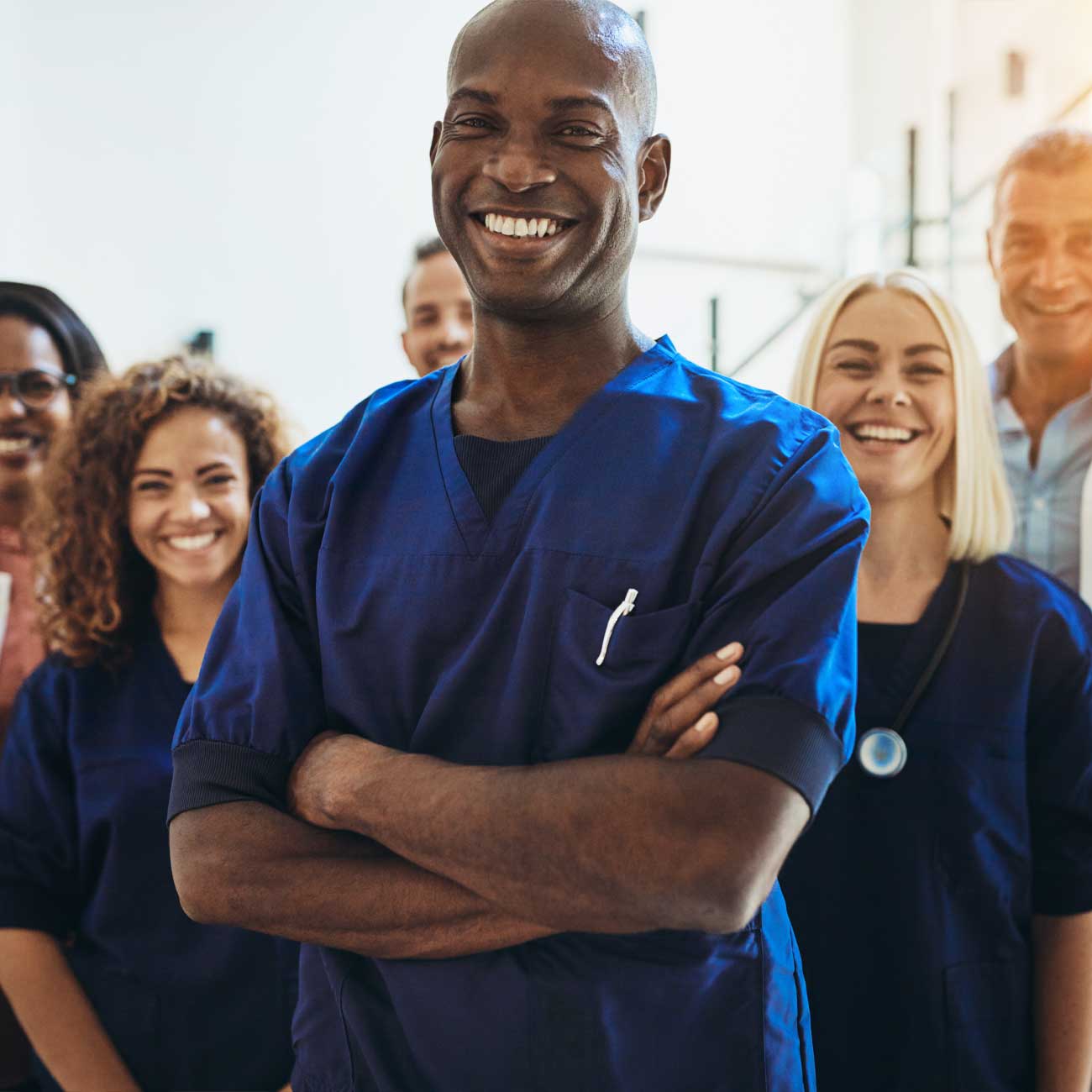 A hospice care team